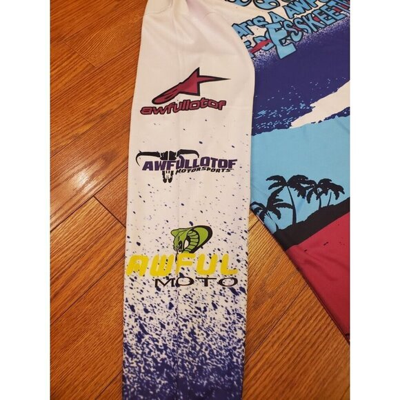 Thats A Awful Lot of Cough Syrup Moto Style Jersey Mens XXL Lil Pump Esskeetit - Picture 6 of 10